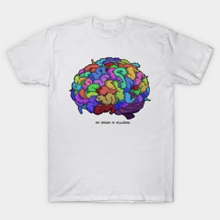 Wuurms on the Brain. T-Shirt